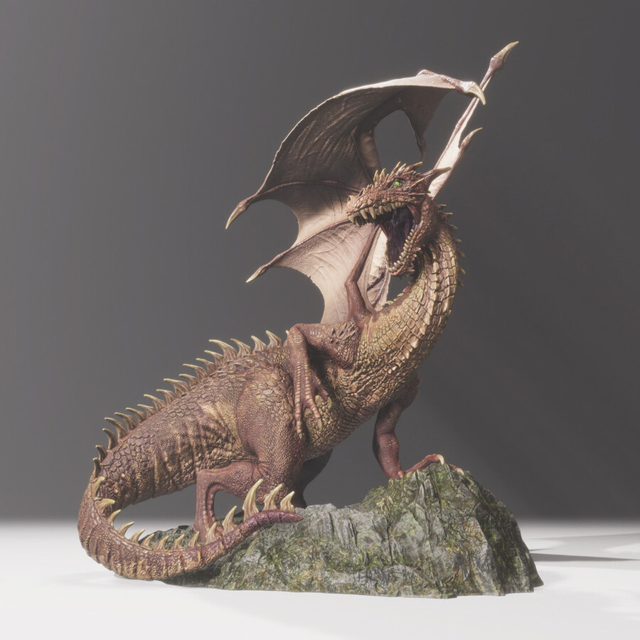 colección digital de la serie dragones eternos de mcfarlane