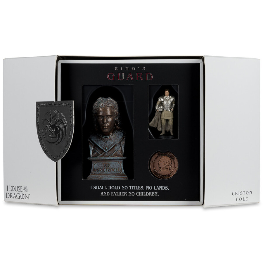 caja de colección de ser criston cole casa del dragón mcfarlane toys