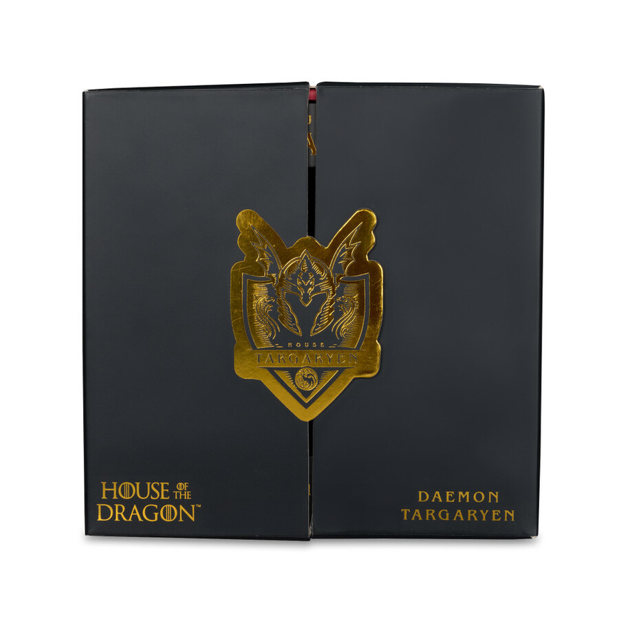 caja de coleccionista de daemon targaryen casa del dragón mcfarlane toys