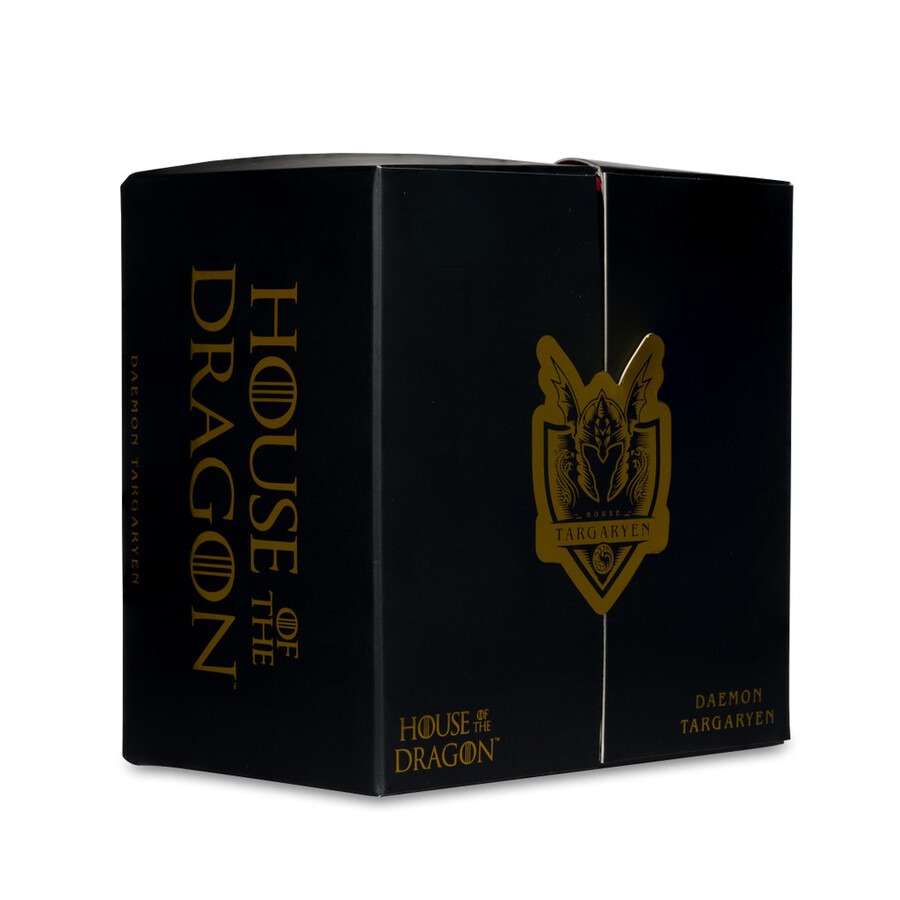 caja de coleccionista de daemon targaryen casa del dragón mcfarlane toys