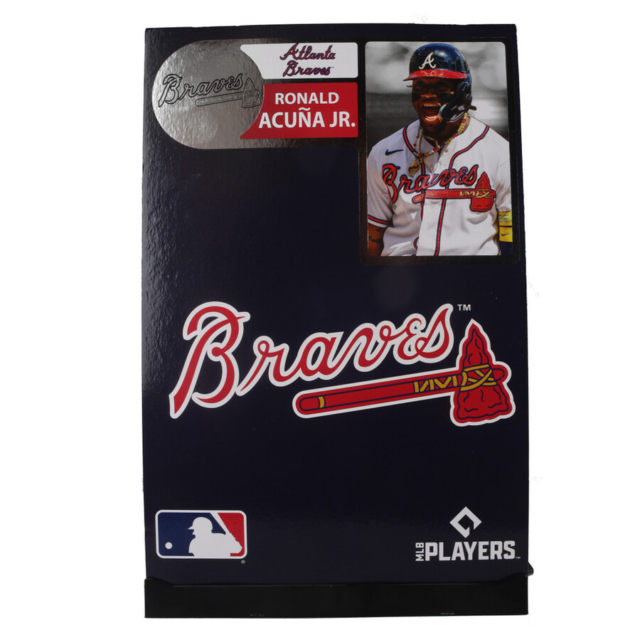 paquete mlb de ronald acuña jr. atlanta braves 2 figuras chase de 7 regular y platino mcfarlanes sportspicks