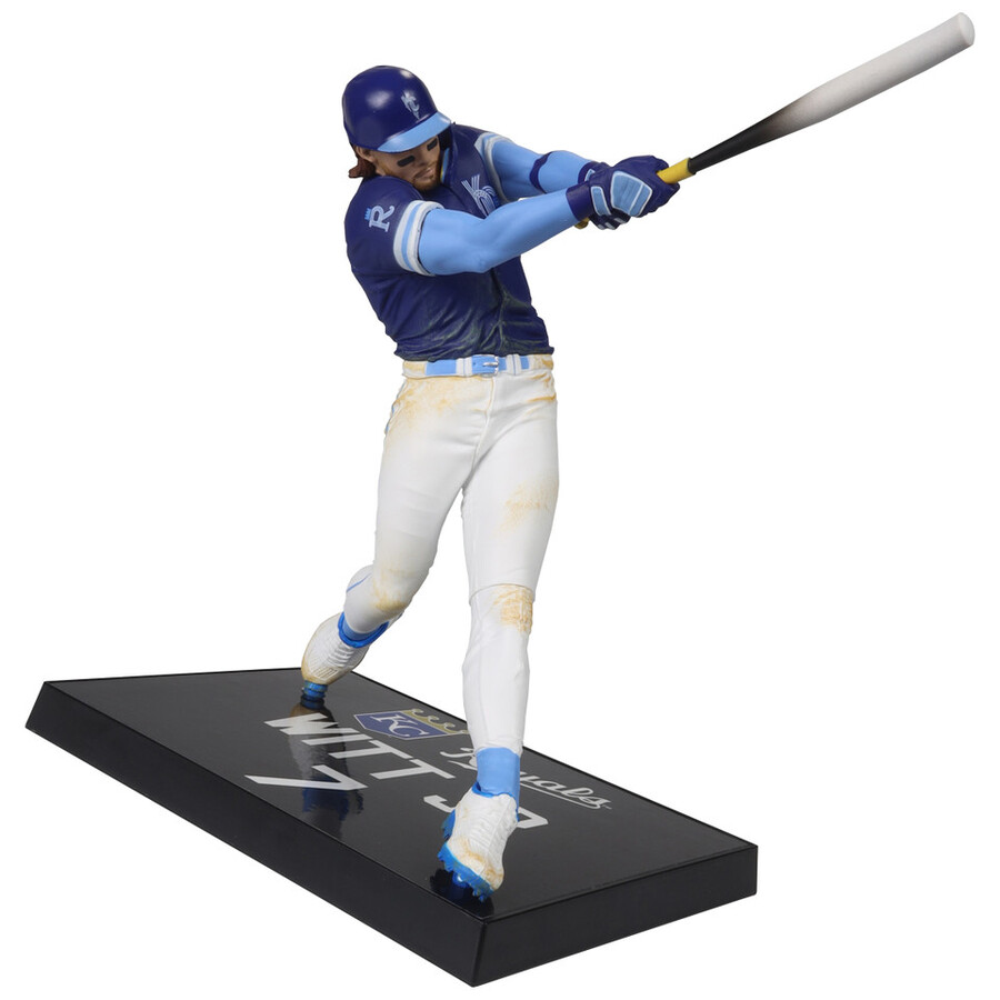 paquete mlb de bobby witt jr. kansas city royals 2 figuras chase de 7 regulares y platino mcfarlanes sportspicks