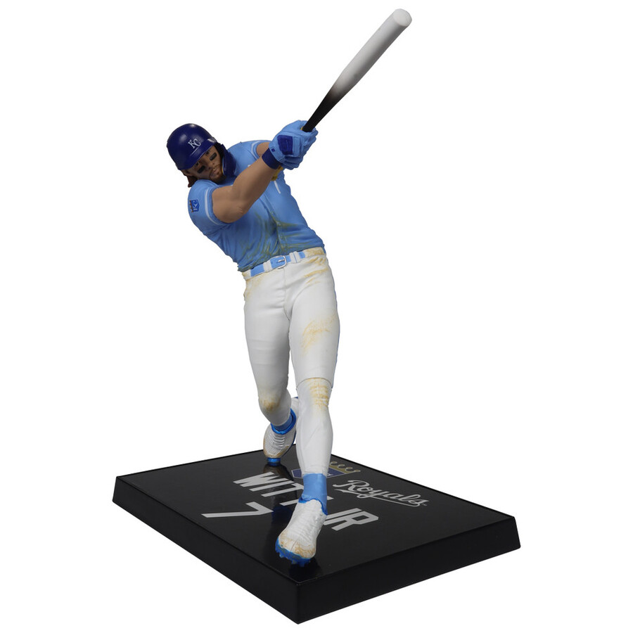 paquete mlb de bobby witt jr. kansas city royals 2 figuras chase de 7 regulares y platino mcfarlanes sportspicks
