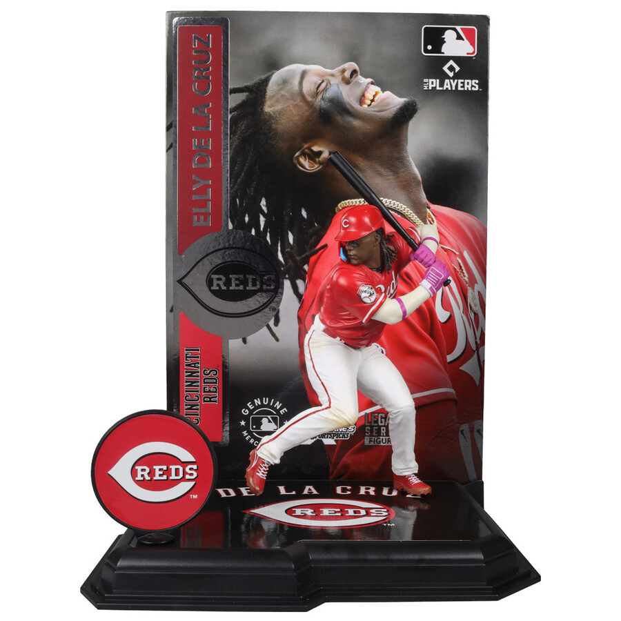 figura de 7 de elly de la cruz rojos de cincinnati de la mlb mcfarlanes sportspicks