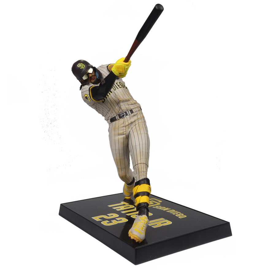 paquete mlb fernando tatis jr. san diego padres 2 figuras chase de 7 regular y platino mcfarlanes sportspicks