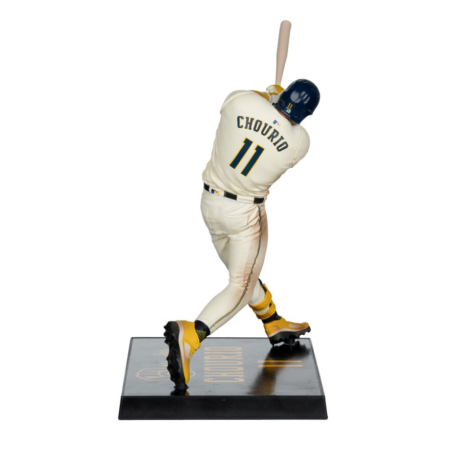 paquete mlb de jackson chourio cerveceros de milwaukee 2 figuras chase de 7 regulares y platino mcfarlanes sportspicks