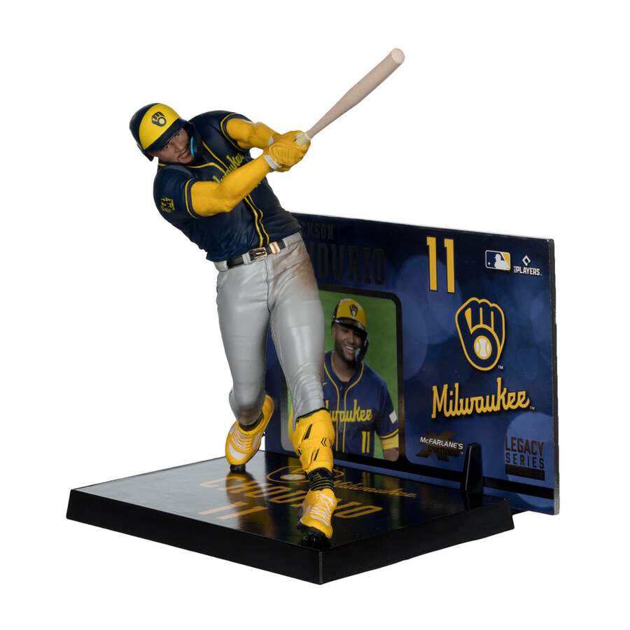 figura de 7 de jackson chourio cerveceros de milwaukee de la mlb mcfarlanes sportspicks