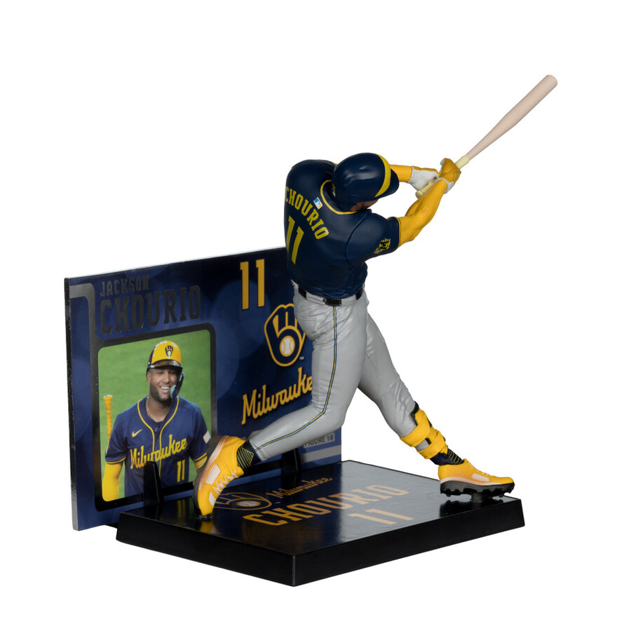 figura de 7 de jackson chourio cerveceros de milwaukee de la mlb mcfarlanes sportspicks