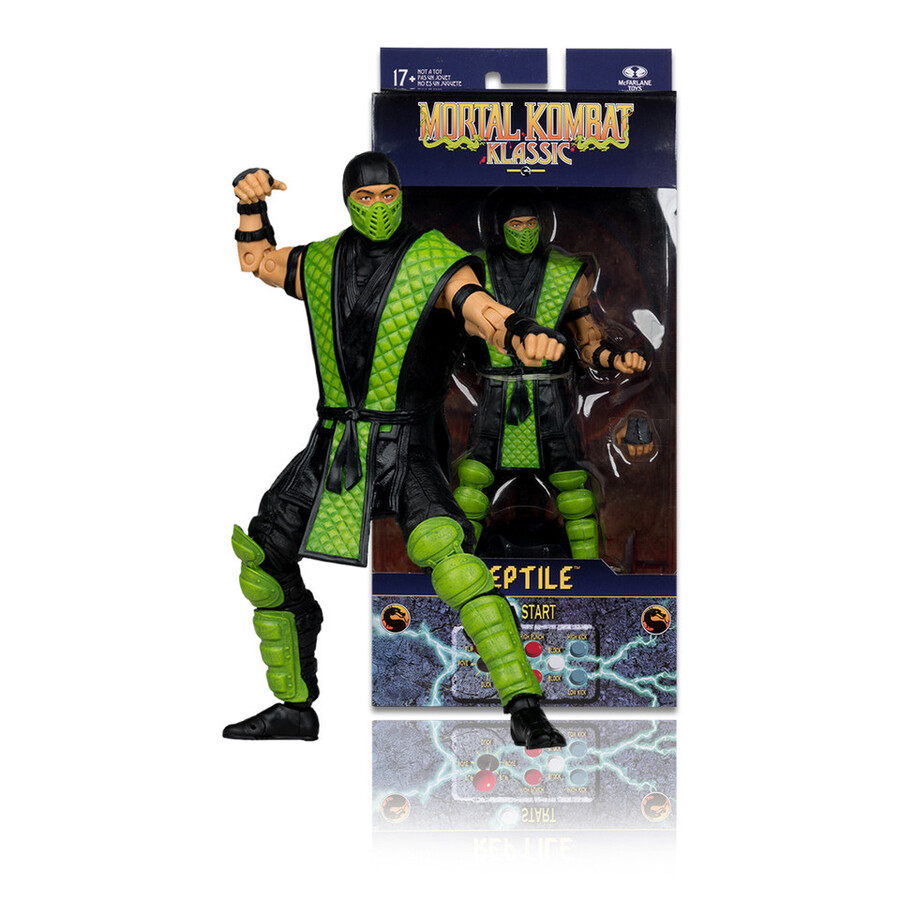 paquete de 4 figuras de 7 de mortal kombat klassic wave 2