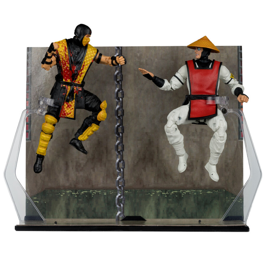 paquete de 4 figuras de 7 de mortal kombat klassic wave 2