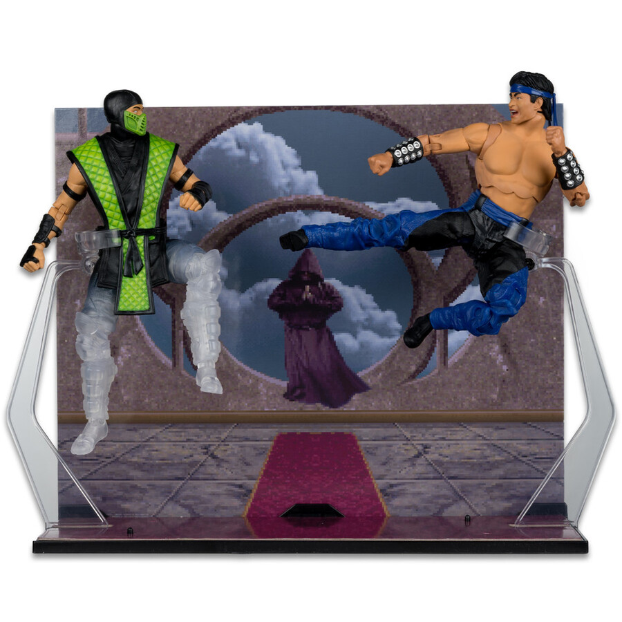 paquete de 4 figuras de 7 de mortal kombat klassic wave 2