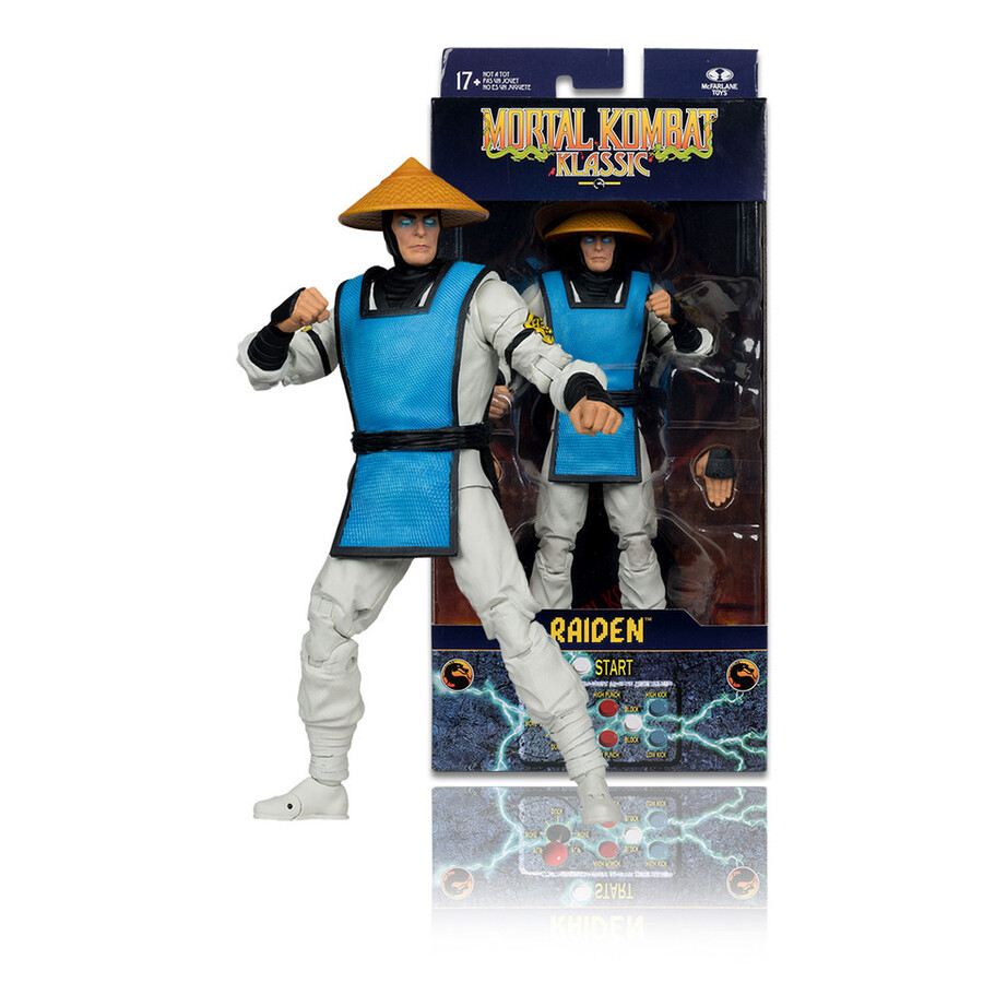 paquete de 4 figuras de 7 de mortal kombat klassic wave 2
