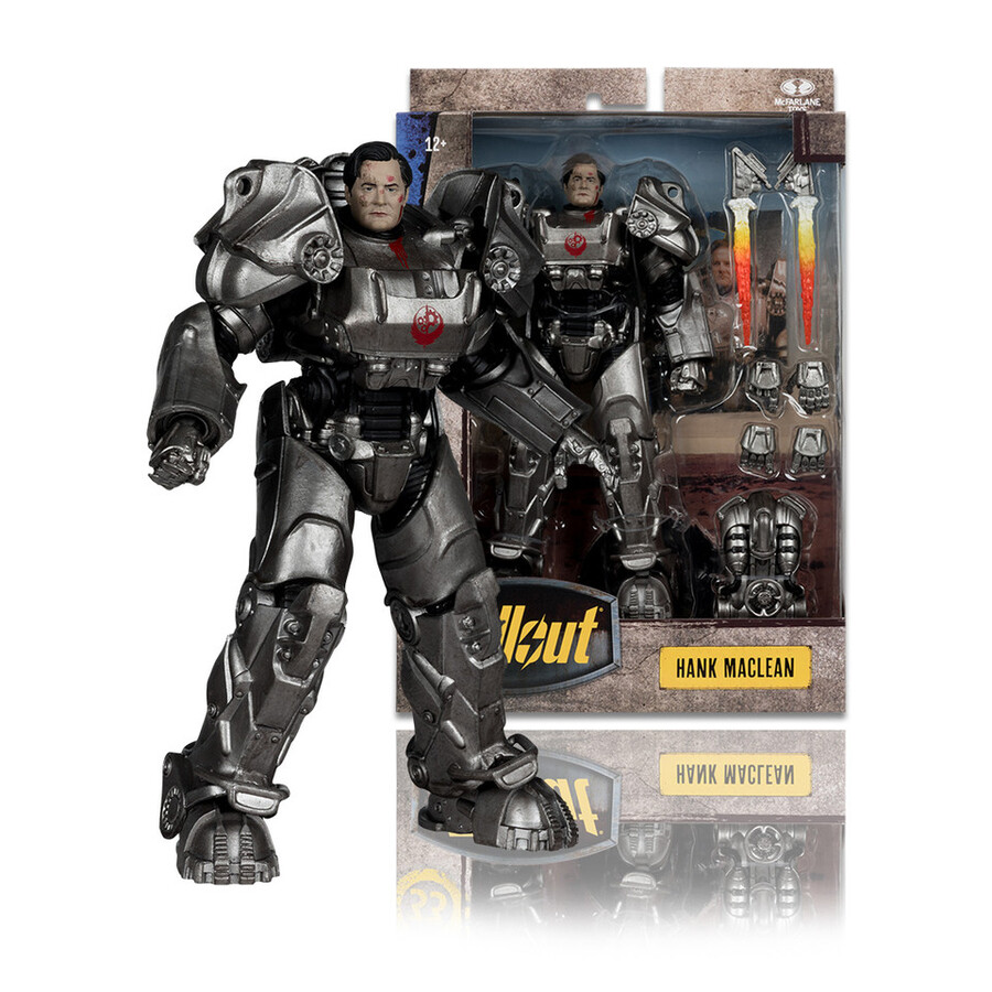 figura de lujo de 7 de hank maclean serie de televisión fallout