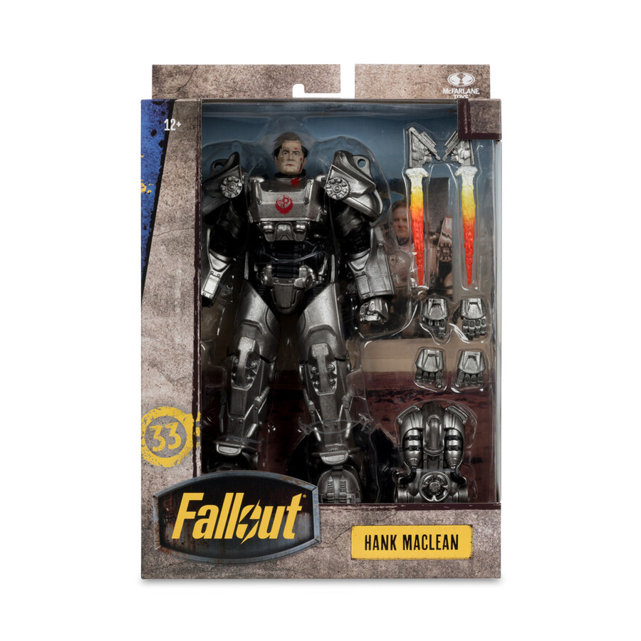 figura de lujo de 7 de hank maclean serie de televisión fallout