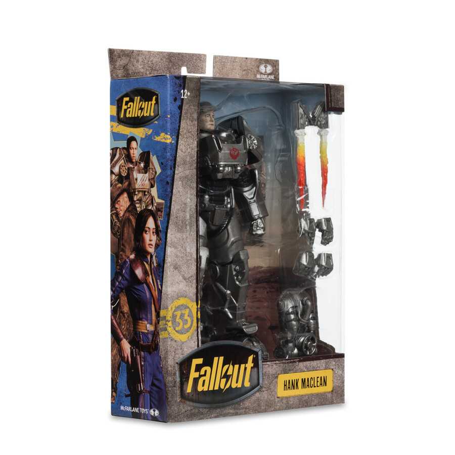 figura de lujo de 7 de hank maclean serie de televisión fallout