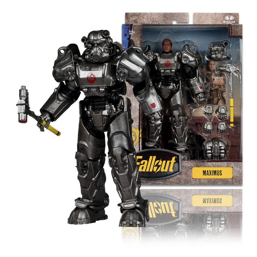 figura de lujo de maximus serie de televisión fallout de 7
