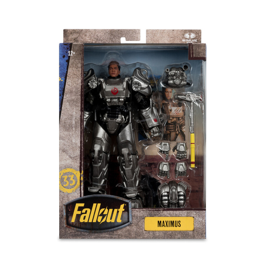 figura de lujo de maximus serie de televisión fallout de 7