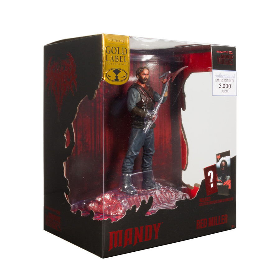 figura posada de red miller mandy movie maniacs de 15 cm exclusiva de gold label mcfarlane toys store.