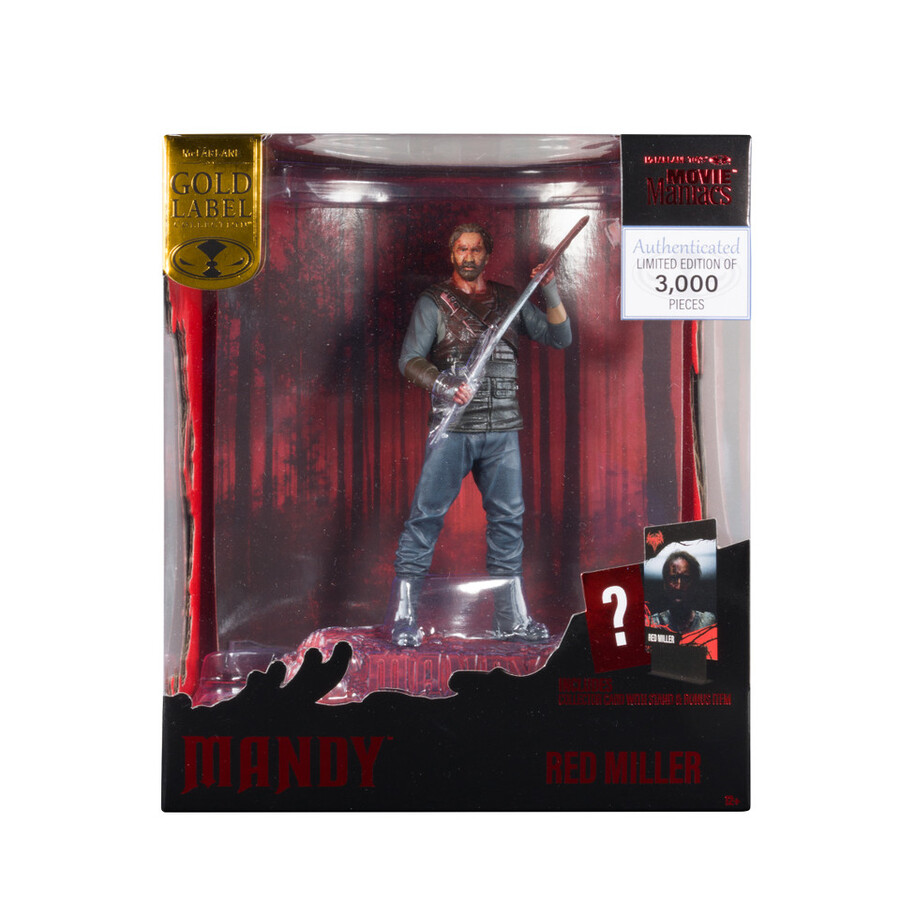 figura posada de red miller mandy movie maniacs de 15 cm exclusiva de gold label mcfarlane toys store.
