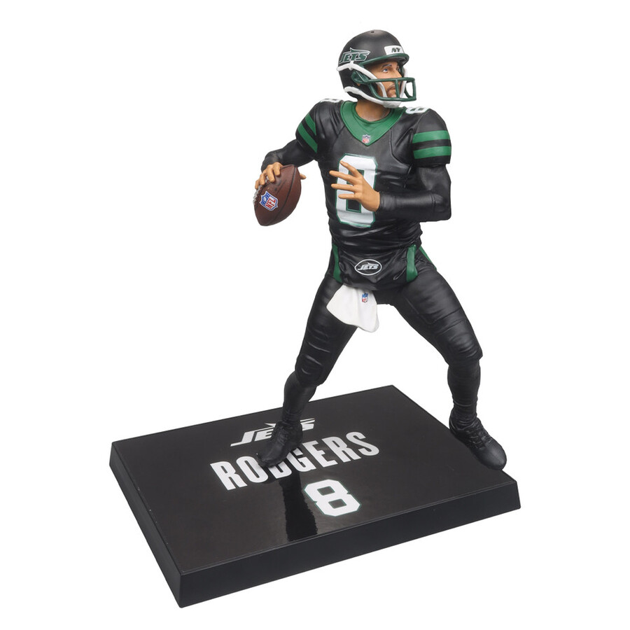 paquete nfl aaron rodgers new york jets 2 figuras chase de 7 regular y platino mcfarlanes sportspicks