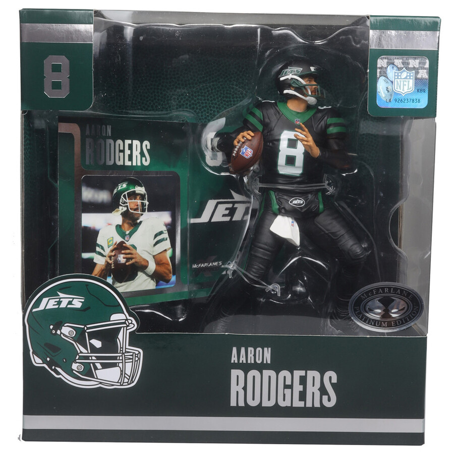aaron rodgers new york jets nfl caja sellada de fábrica 6 con chase