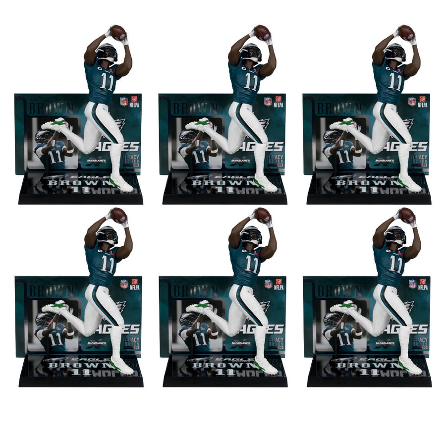 caja sellada de fábrica de la nfl de aj brown edición super bowl philadelphia eagles 6
