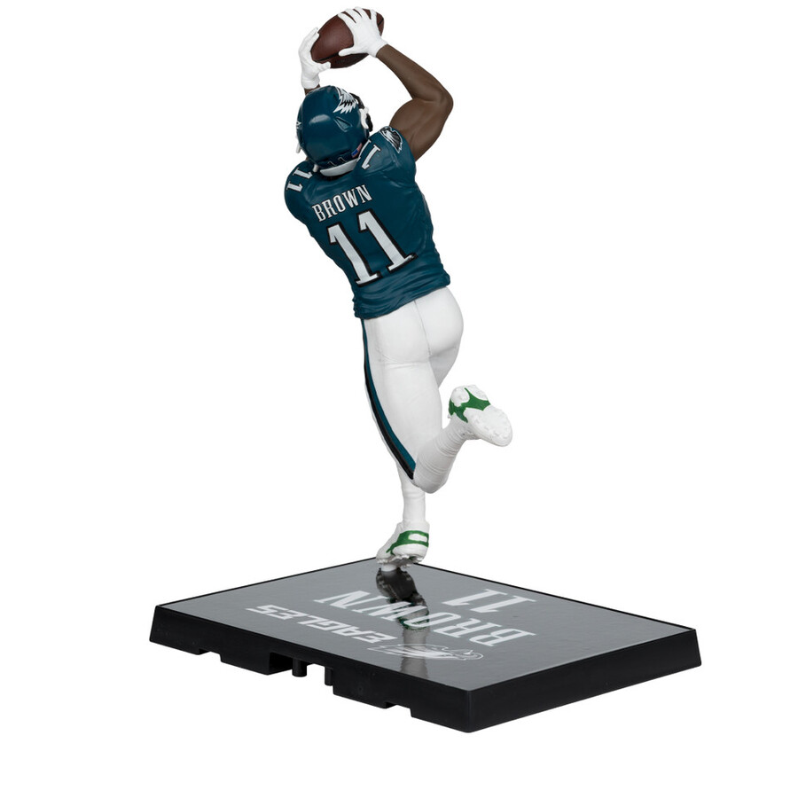 figura de 18 cm de la nfl de aj brown edición super bowl philadelphia eagles mcfarlanes sportspicks