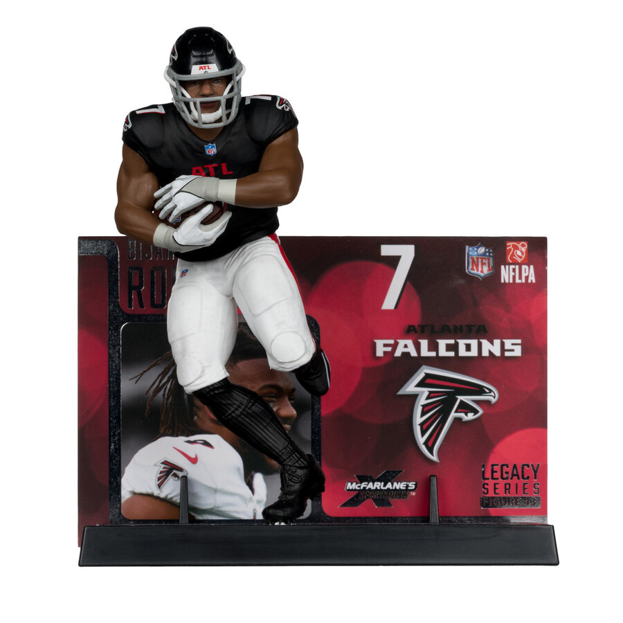 figura de 18 cm de bijan robinson atlanta falcons de la nfl mcfarlanes sportspicks