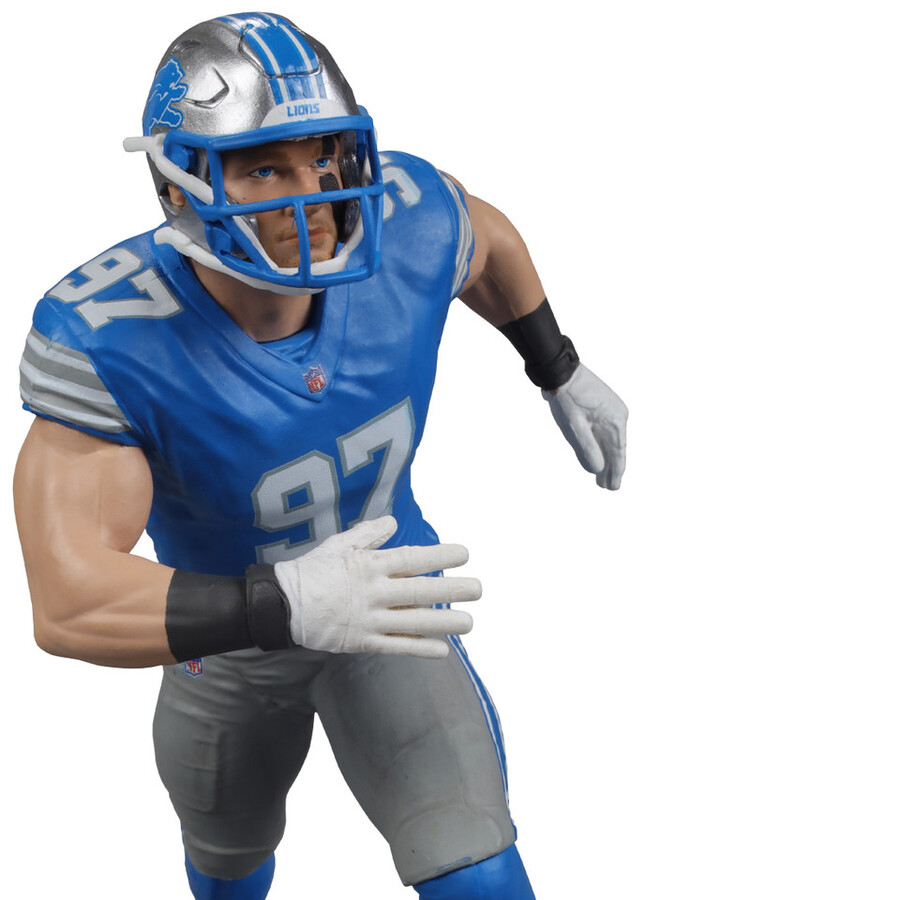 figura de 18 cm de aidan hutchinson detroit lions de la nfl. selecciones deportivas de mcfarlane.