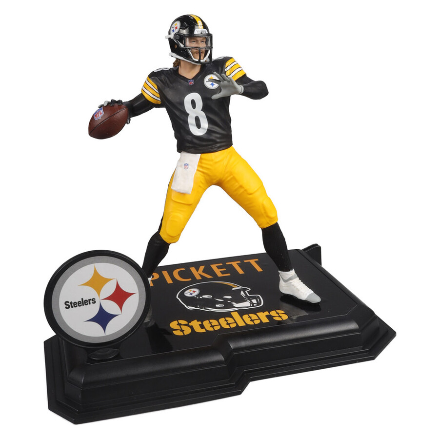 figura de 18 cm de kenny pickett pittsburgh steelers de la nfl - mcfarlanes sportspicks