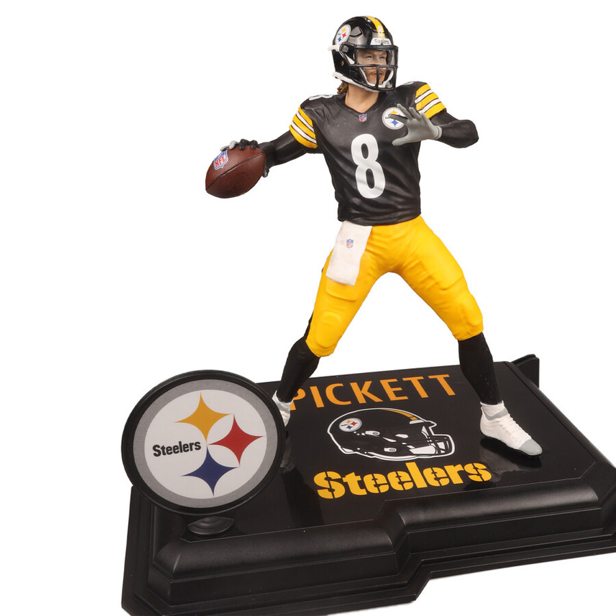 figura de 18 cm de kenny pickett pittsburgh steelers de la nfl - mcfarlanes sportspicks