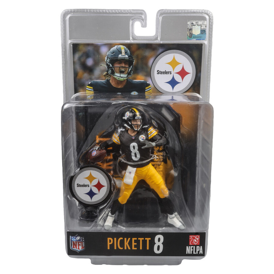 figura de 18 cm de kenny pickett pittsburgh steelers de la nfl - mcfarlanes sportspicks