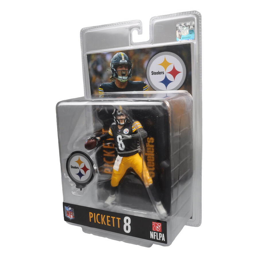 figura de 18 cm de kenny pickett pittsburgh steelers de la nfl - mcfarlanes sportspicks