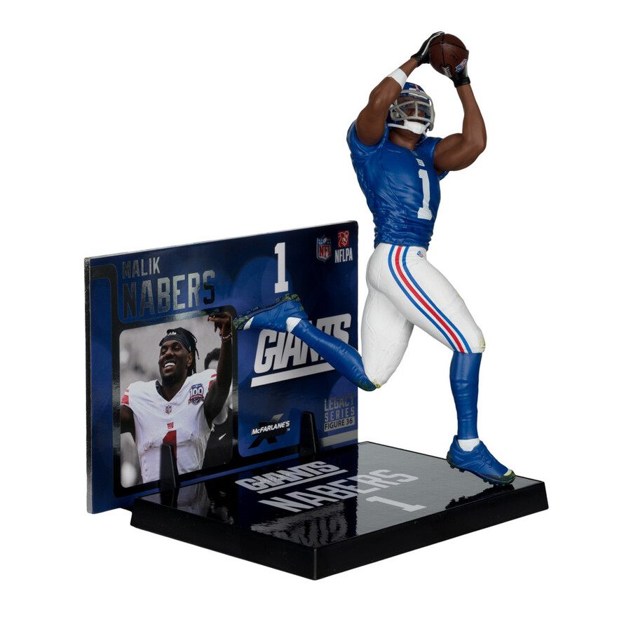 figura de 18 cm de malik nabers new york giants nfl - mcfarlanes sportspicks