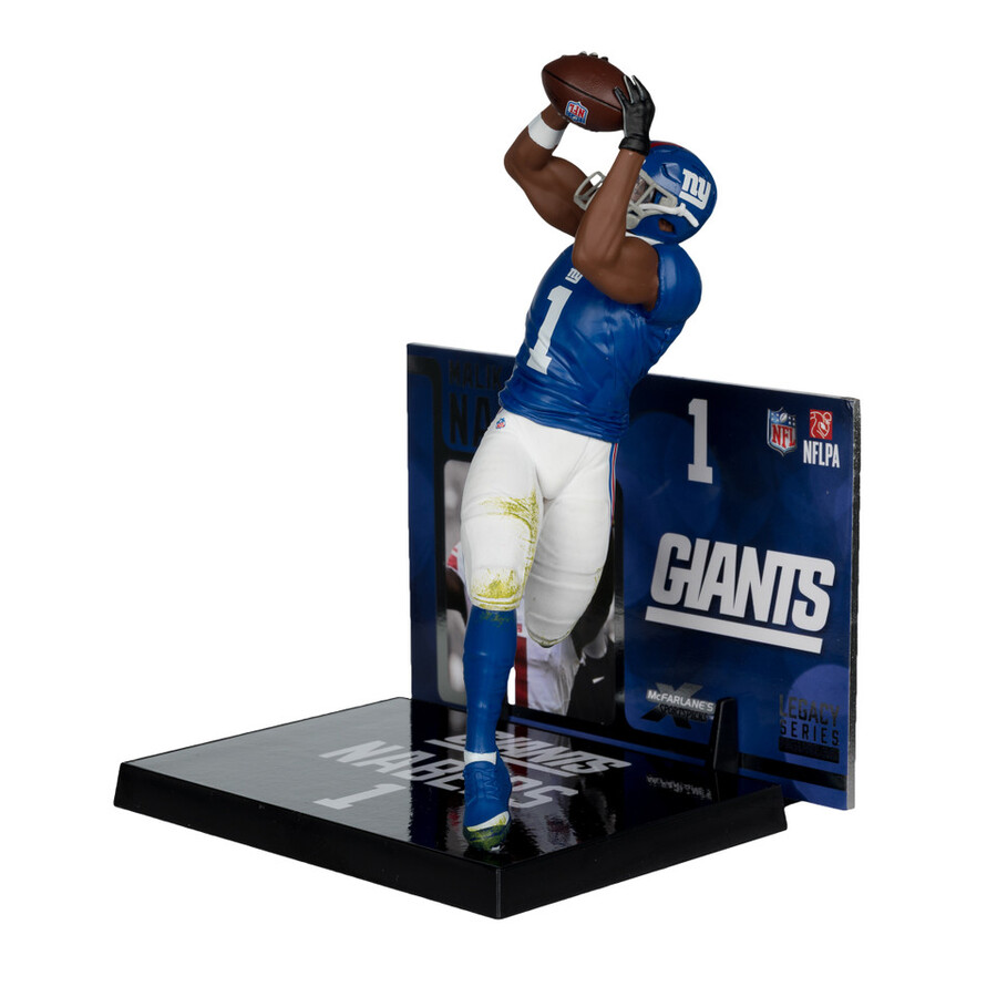 figura de 18 cm de malik nabers new york giants nfl - mcfarlanes sportspicks