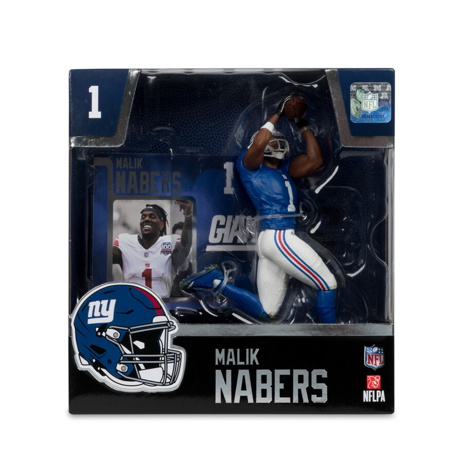 figura de 18 cm de malik nabers new york giants nfl - mcfarlanes sportspicks
