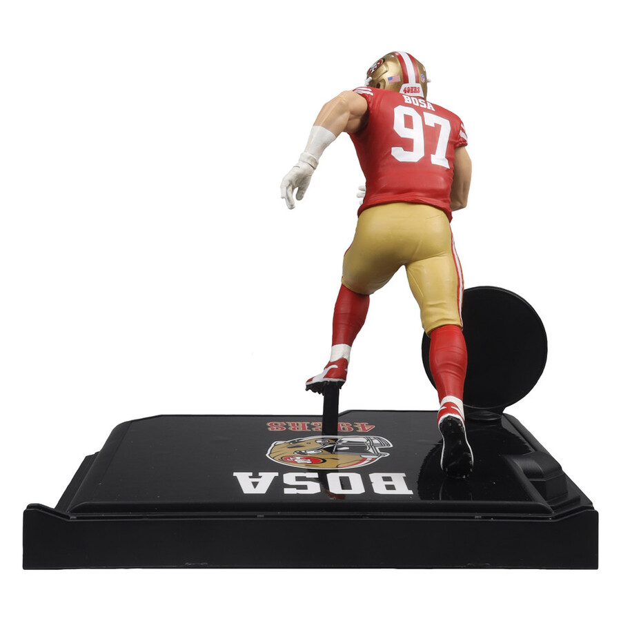 figura de 18 cm de nick bosa san francisco 49ers de la nfl - mcfarlanes sportspicks