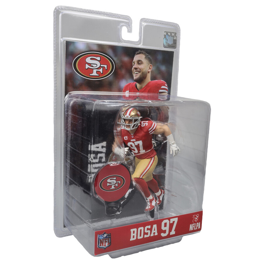 figura de 18 cm de nick bosa san francisco 49ers de la nfl - mcfarlanes sportspicks