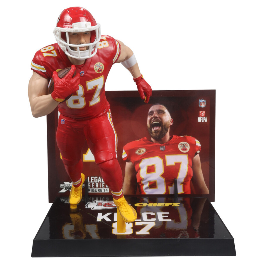 caja sellada de fábrica de la nfl de travis kelce kansas city chiefs 6 con chase
