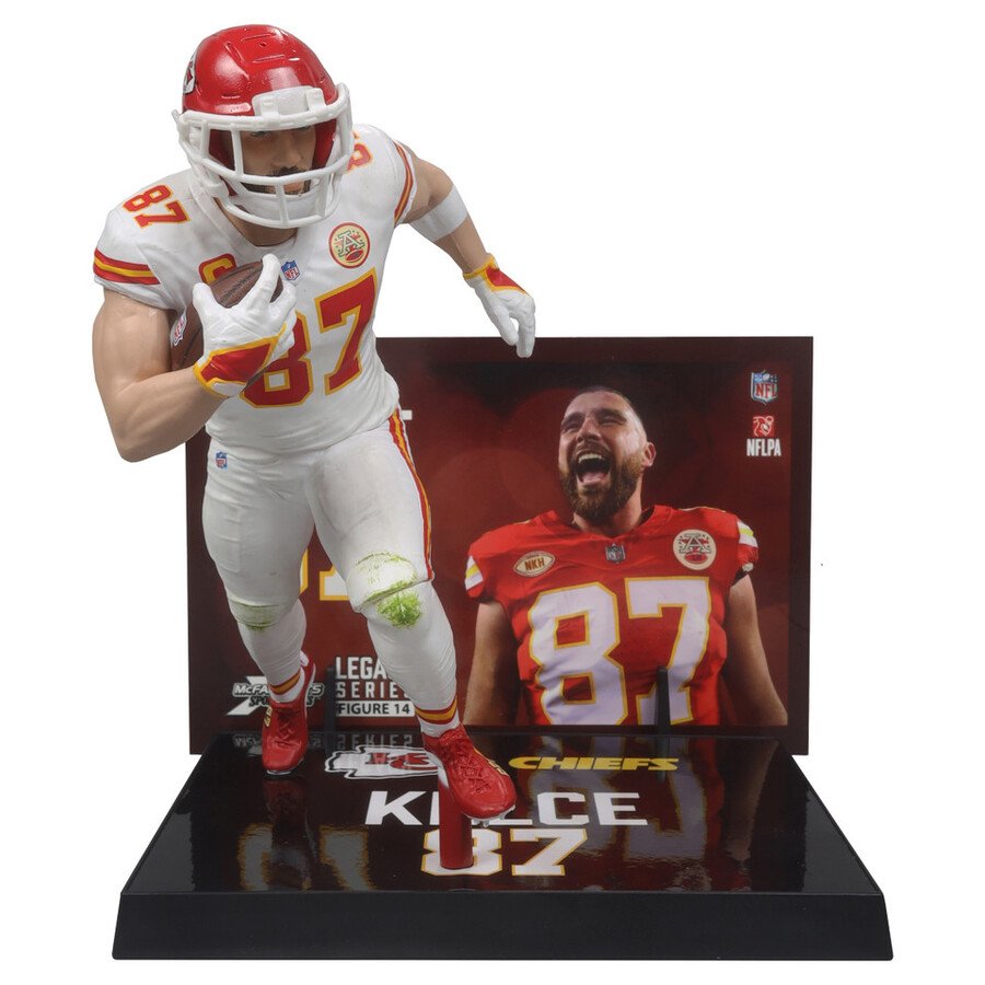 caja sellada de fábrica de la nfl de travis kelce kansas city chiefs 6 con chase