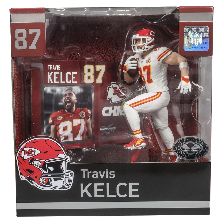 caja sellada de fábrica de la nfl de travis kelce kansas city chiefs 6 con chase
