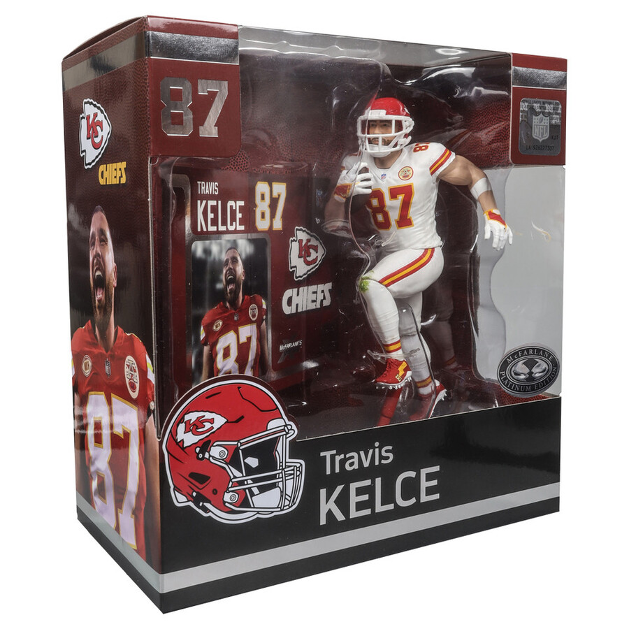 caja sellada de fábrica de la nfl de travis kelce kansas city chiefs 6 con chase