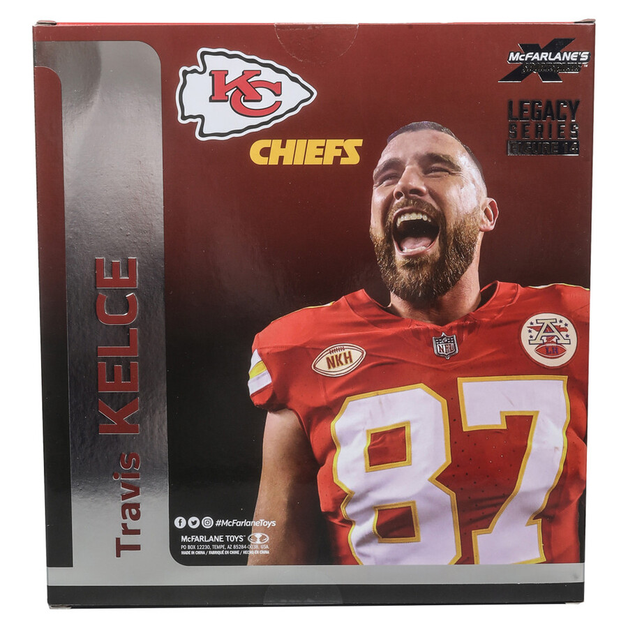 caja sellada de fábrica de la nfl de travis kelce kansas city chiefs 6 con chase