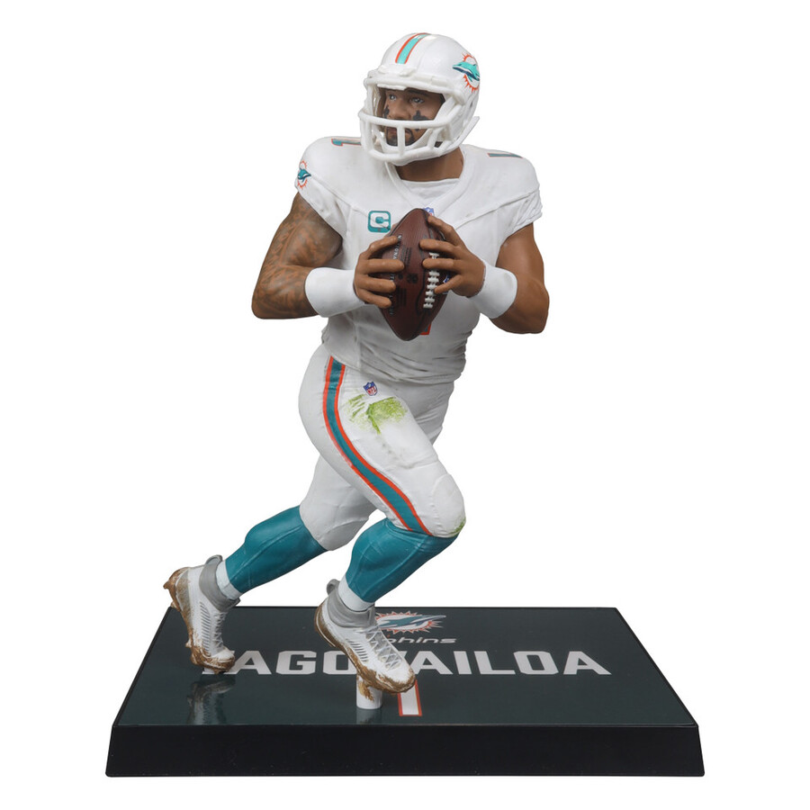 paquete nfl de tua tagovailoa miami dolphins 2 figuras chase de 7 regulares y platino mcfarlanes sportspicks