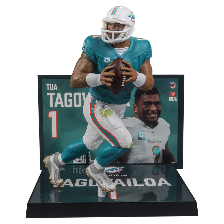 caja sellada de fábrica de la nfl de tua tagovailoa miami dolphins 6 con chase