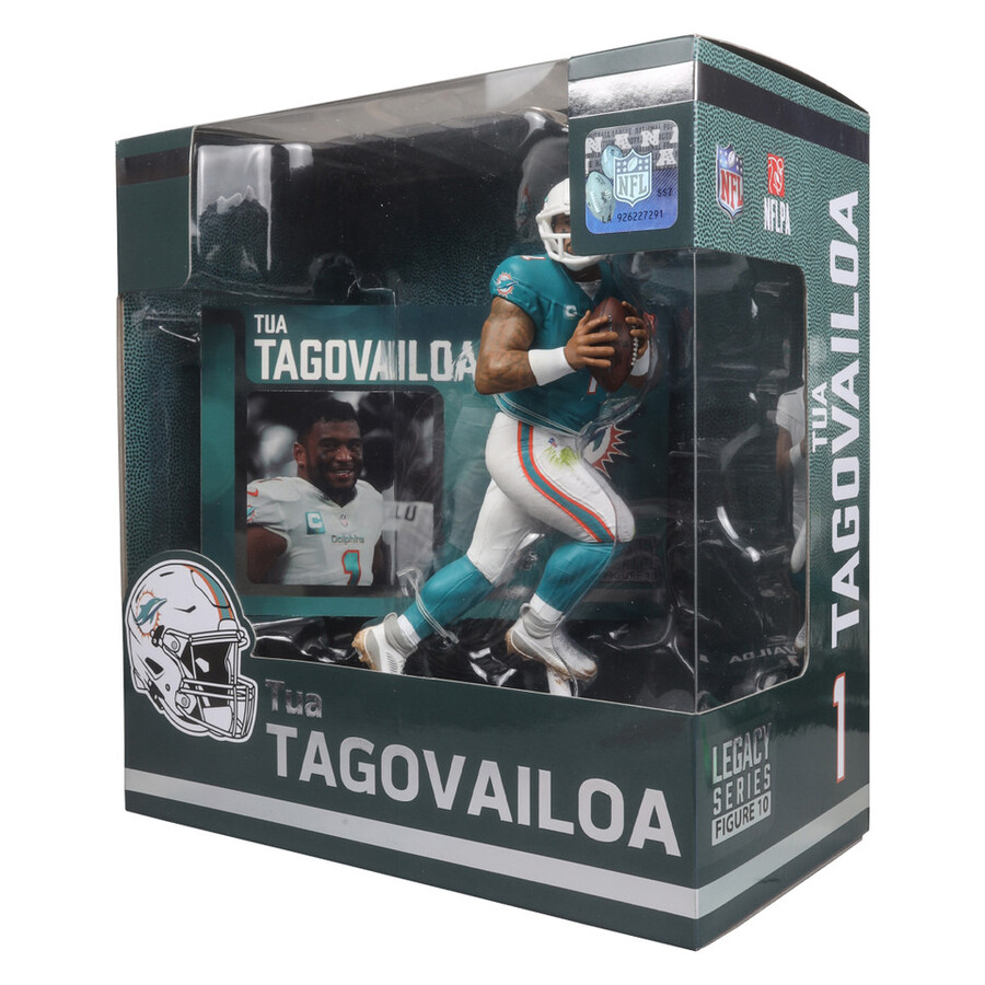 caja sellada de fábrica de la nfl de tua tagovailoa miami dolphins 6 con chase