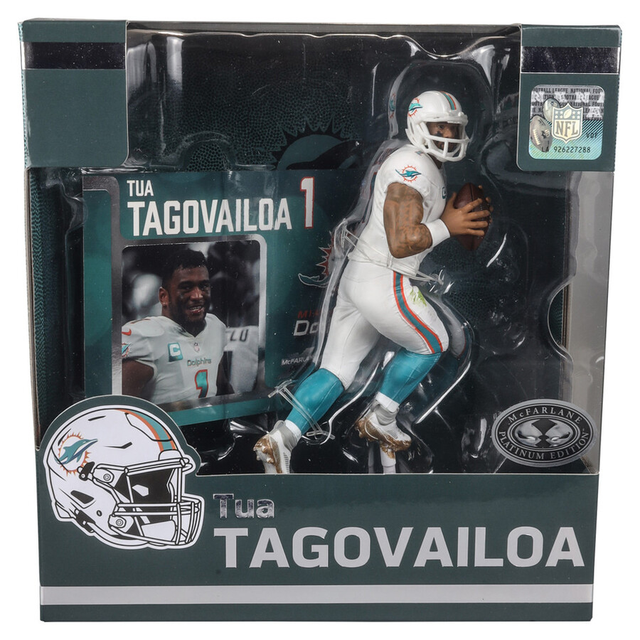 caja sellada de fábrica de la nfl de tua tagovailoa miami dolphins 6 con chase