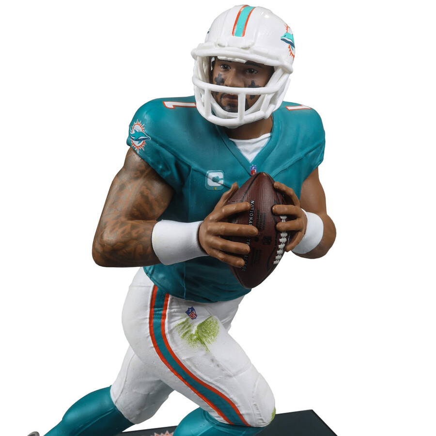 figura de 18 cm de tua tagovailoa miami dolphins de la nfl - selecciones deportivas de mcfarlane