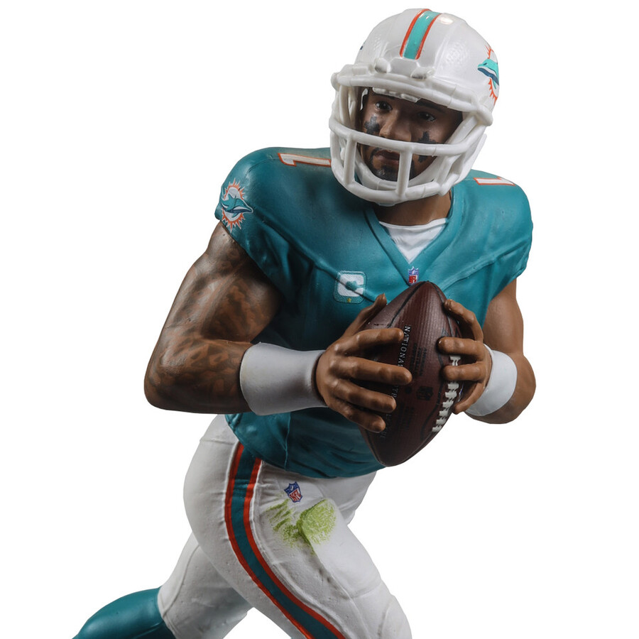 figura de 18 cm de tua tagovailoa miami dolphins de la nfl - selecciones deportivas de mcfarlane