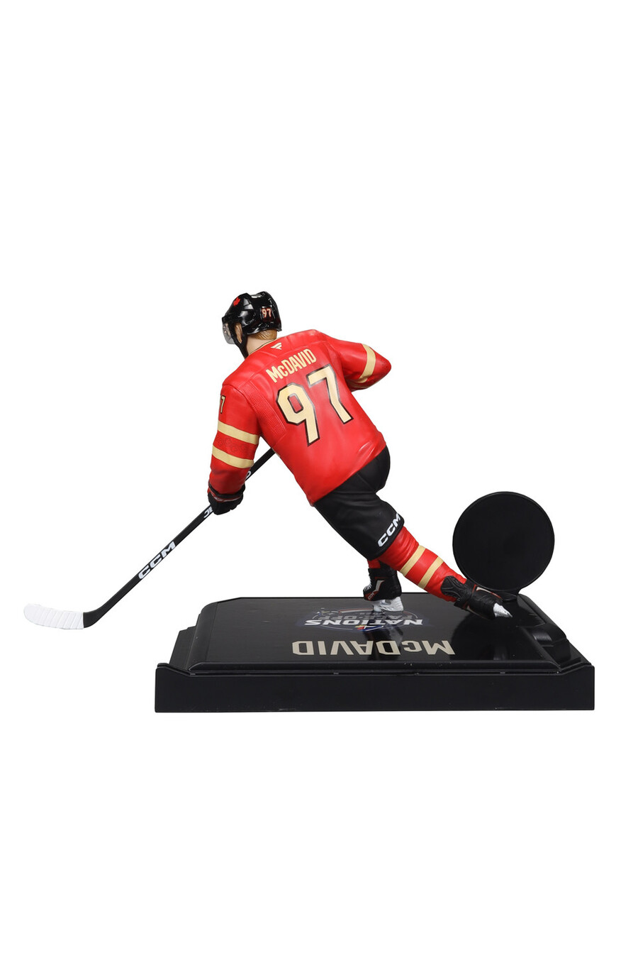 paquete de las cuatro naciones de la nhl legacy series n.º 16-17 matthews y mcdavid 2 figuras de 7